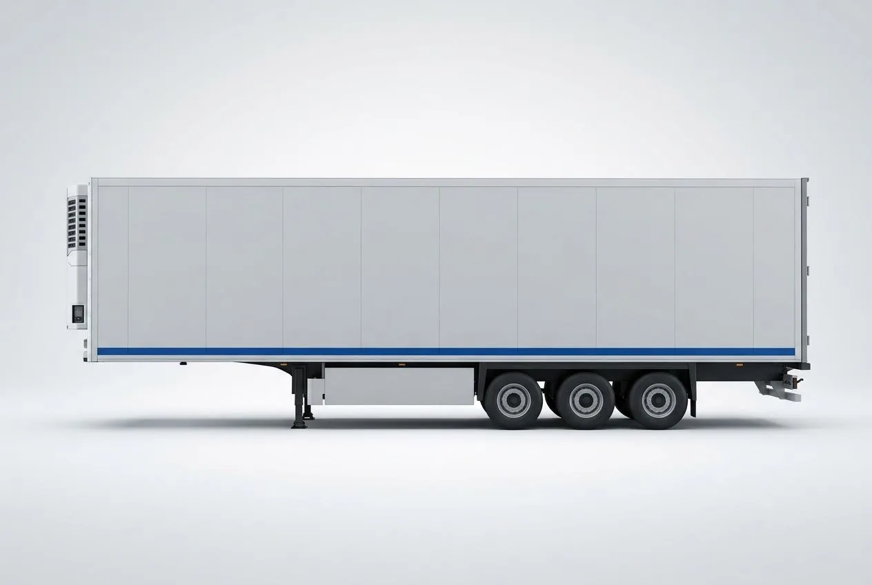 Box and reefer semi-trailer